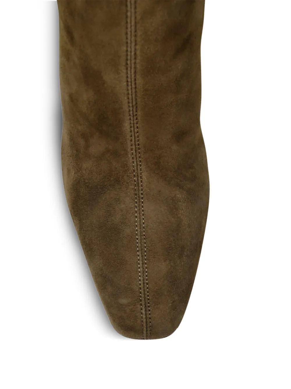 Aquazzura suede zip-fastening boots Green