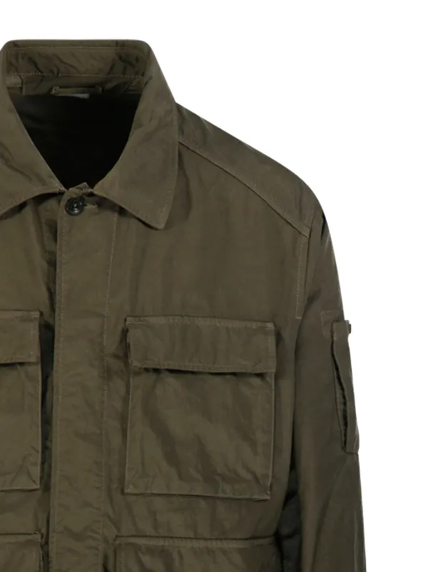 C.P. Company multi-pocket Drawstring Jacket | Green