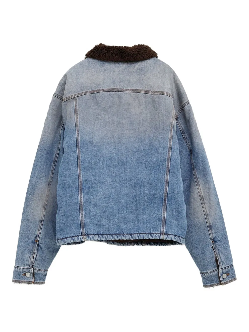 Erl Gender Inclusive Breakwater Wash Denim Jacket In Blue