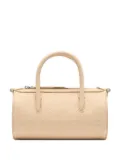 Coccinelle medium Myrtha embossed cylindrical tote bag - Neutrals