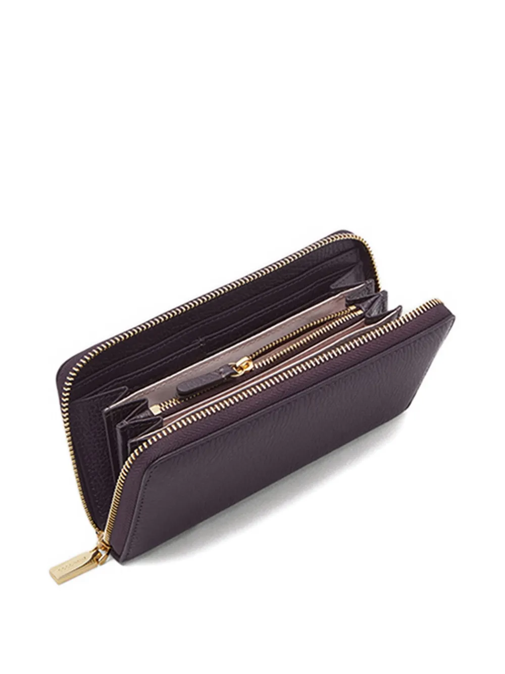 Coccinelle Metallic Soft grote portemonnee Paars