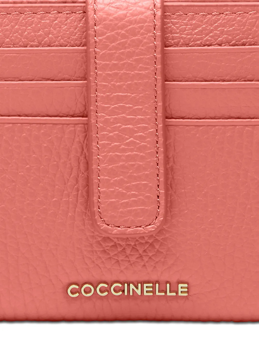 Coccinelle Leren pasjeshouder Roze