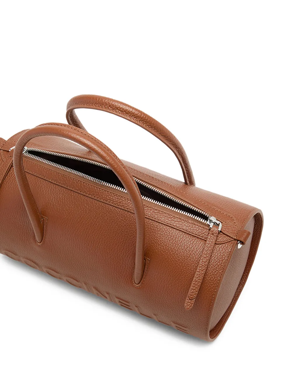 Coccinelle Myrtha grote crossbodytas met logo Bruin