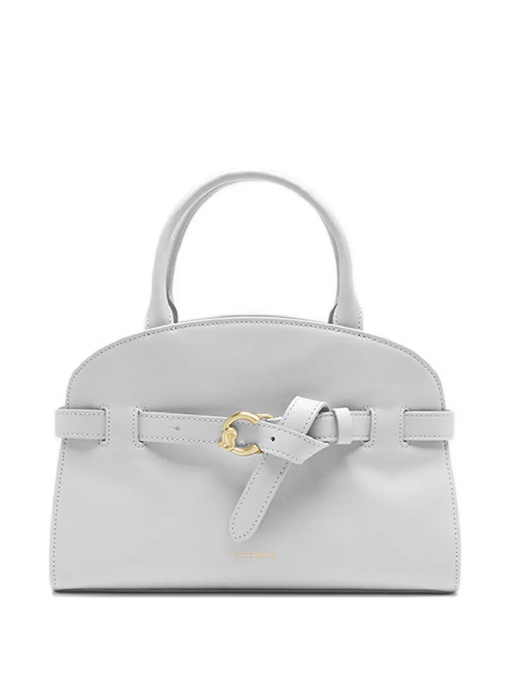 Coccinelle Sabine kleine suède shopper Wit