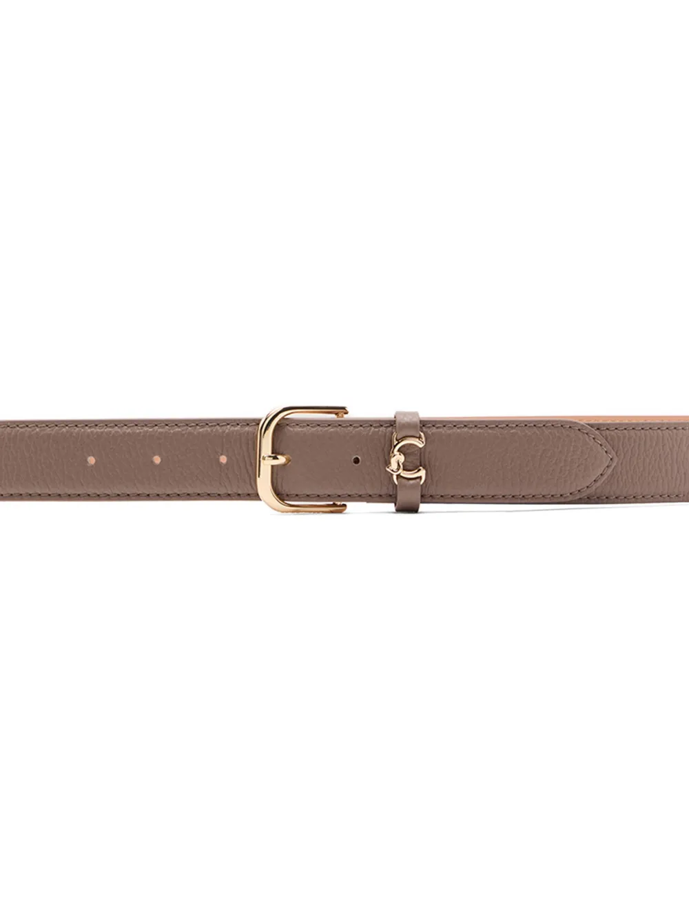 Coccinelle Metal Loop leren gespriem - Bruin