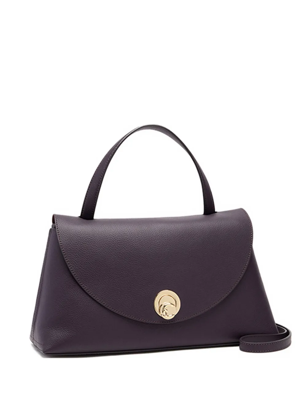 Coccinelle medium Nikla leather tote bag Paars