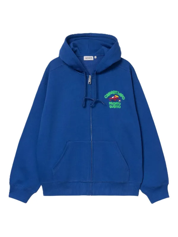 Carhartt WIP Pronto zip-up Hoodie Blue FARFETCH PH