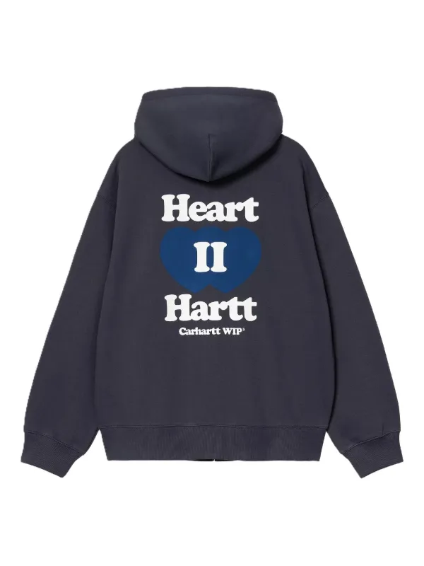 Carhartt WIP Heart II Hartt ジップアップ パーカー | グレー