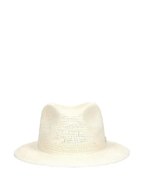 Borsalino Clochard crochet fedora hat
