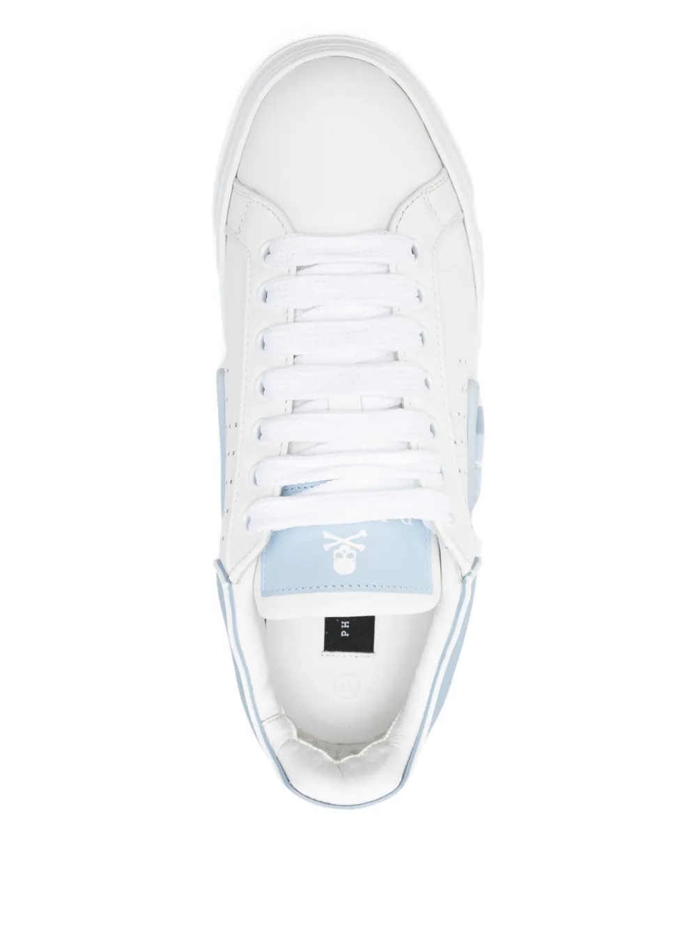 Philipp Plein leather sneakers White