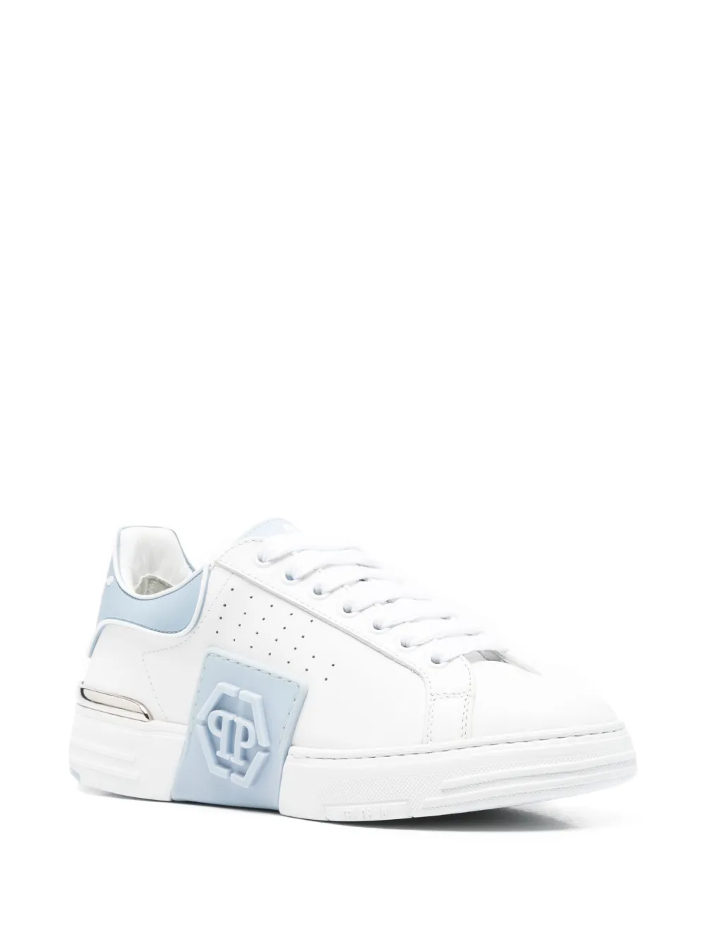 Philipp Plein leather sneakers White
