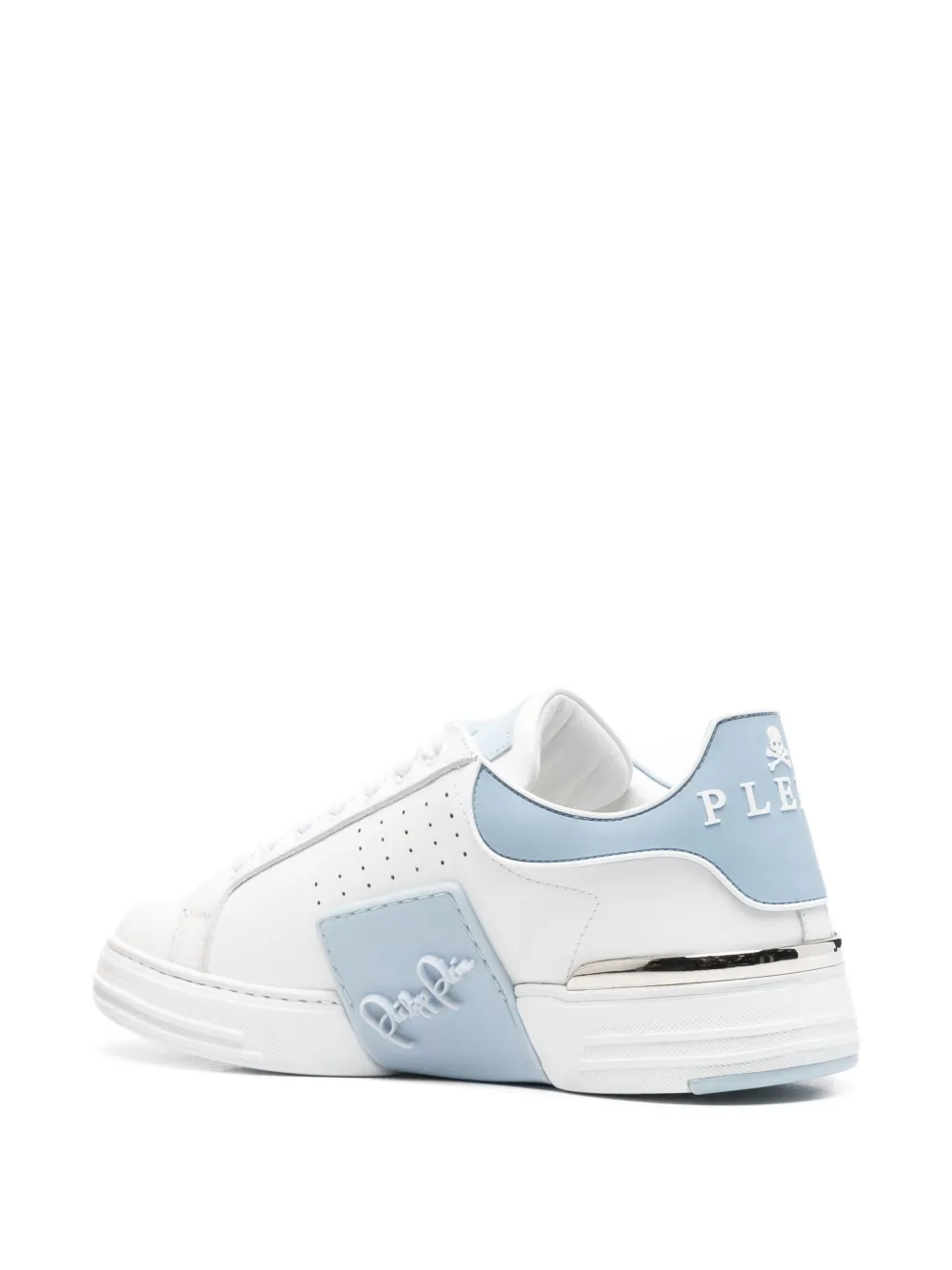 Philipp Plein leather sneakers White