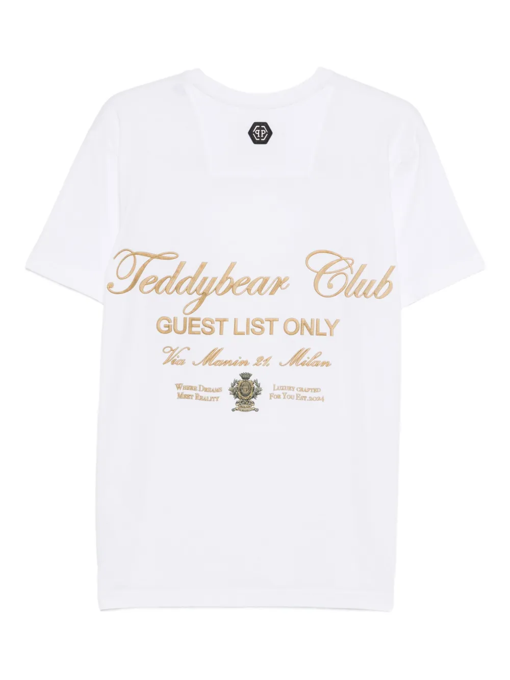 Philipp Plein T-shirt met teddybeerprint Wit