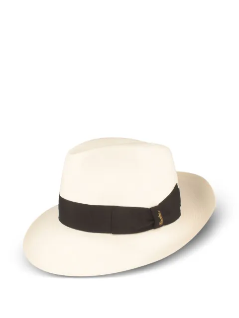 Borsalino bow-detail panama hat 