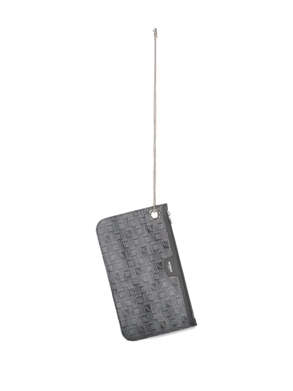 Moreau Clutch met logoprint Zwart