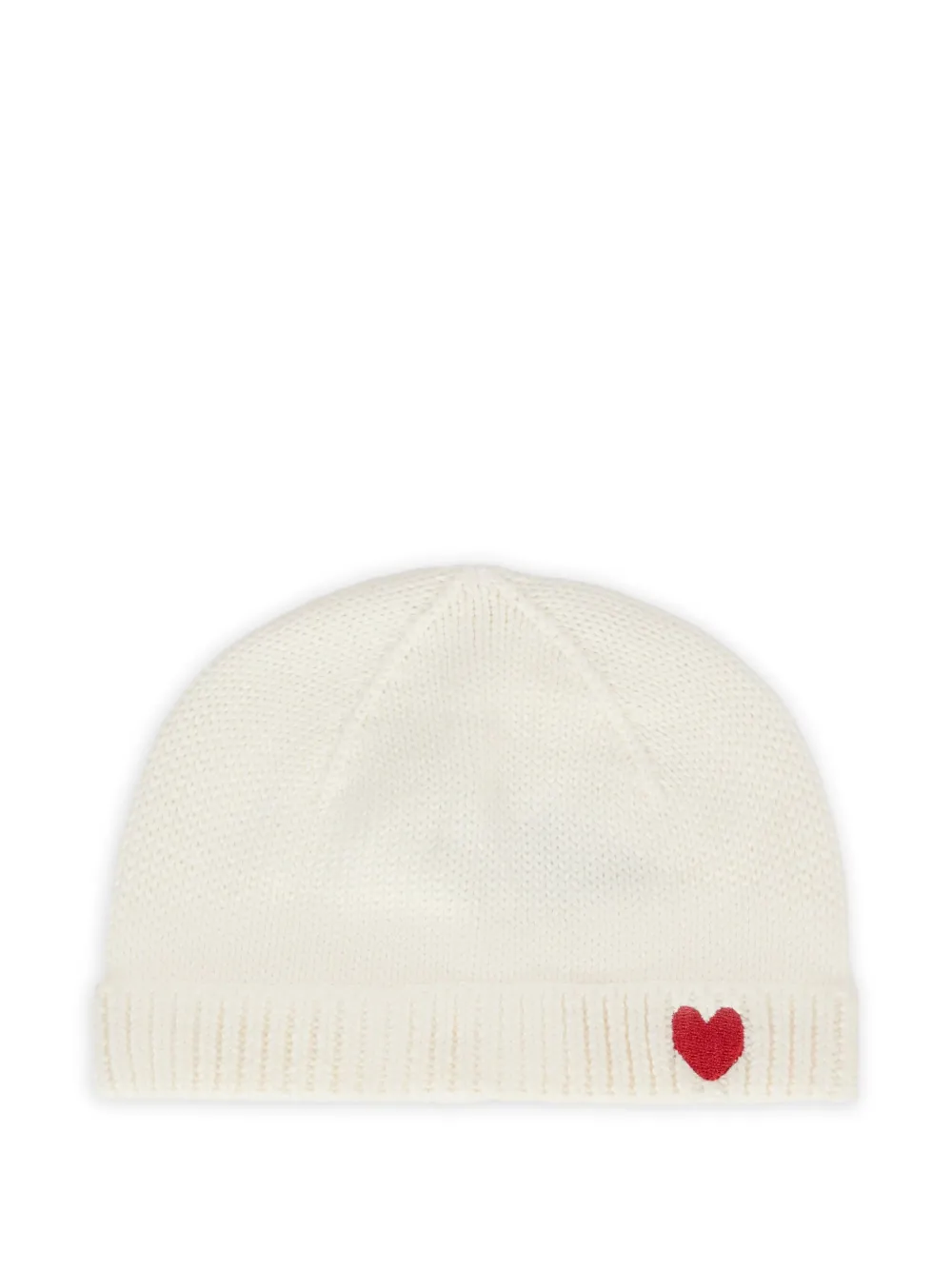 Petit Bateau Muts met hartdetail Beige