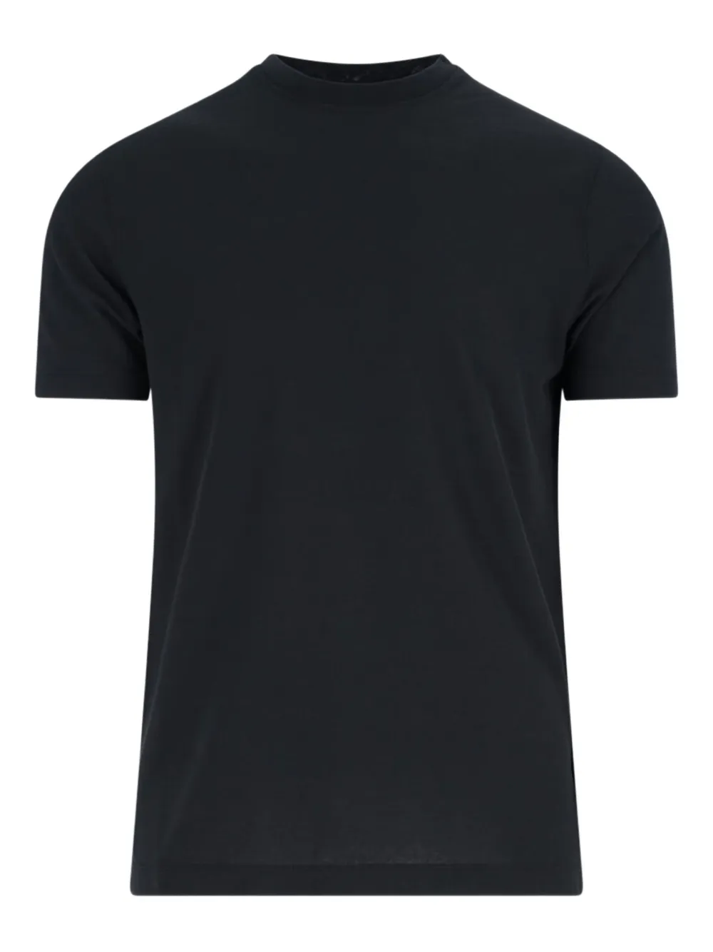 Zanone icecotton short-sleeve T-shirt - ブラック Zanone icecotton short-sleeve T-shirt - ブラック
