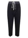 Rick Owens drawstring corduroy trousers - Black