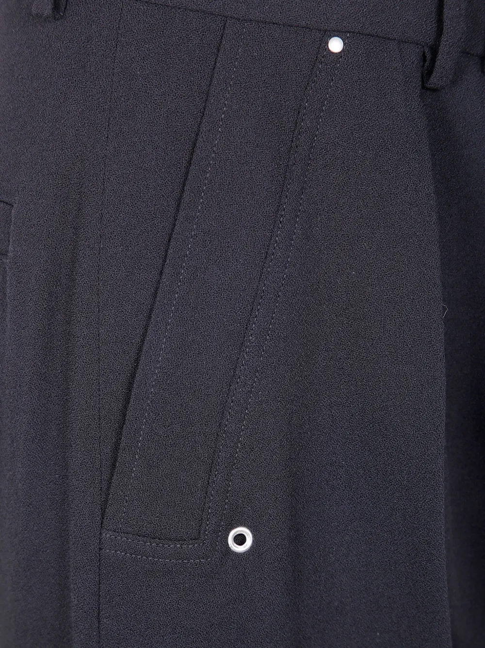 Rick Owens Belas zip-fastening wide-leg trousers Zwart