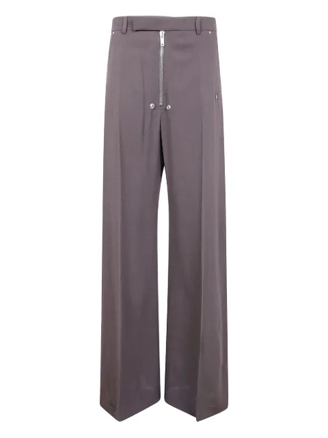 Rick Owens Belas pleated zip-front wide-leg trousers