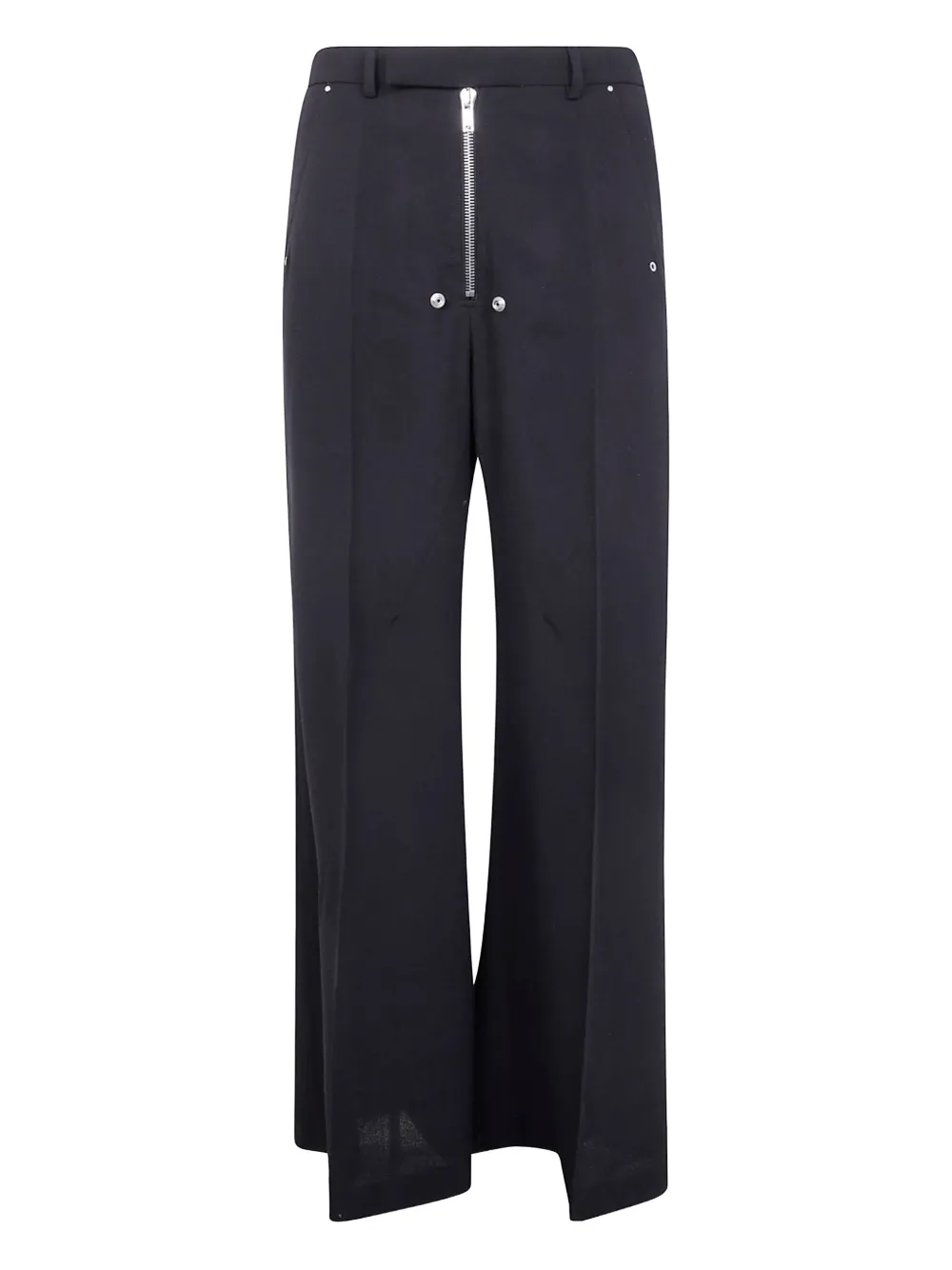 Rick Owens Belas zip-front wide-leg trousers Zwart