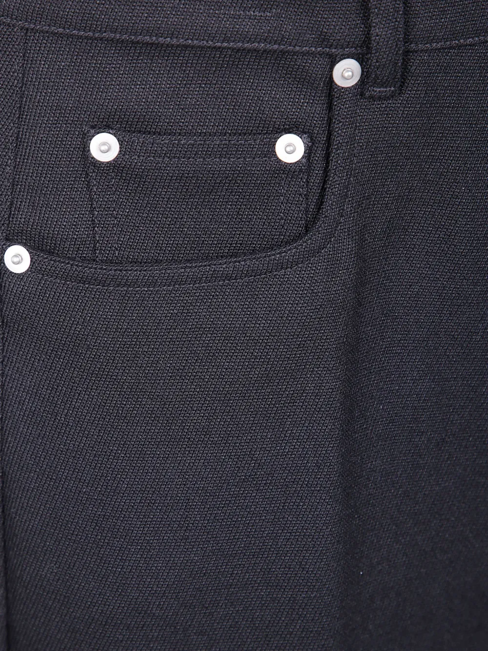 Rick Owens pocket-detail woven trousers Zwart