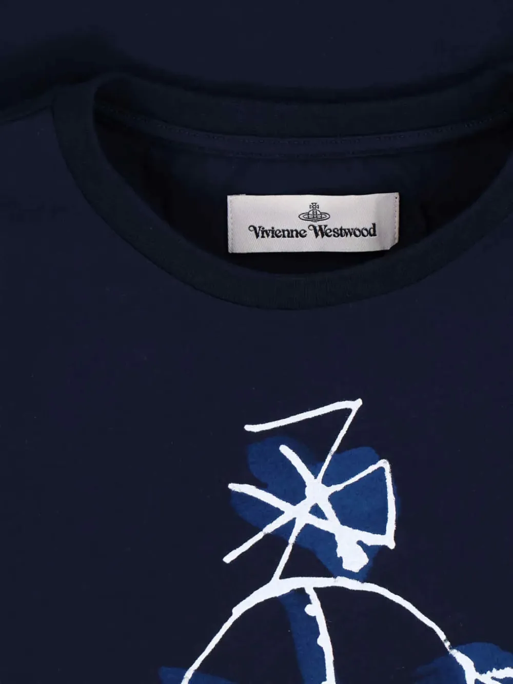 Vivienne Westwood Crew Neck Graphic Print Short Sleeves Top