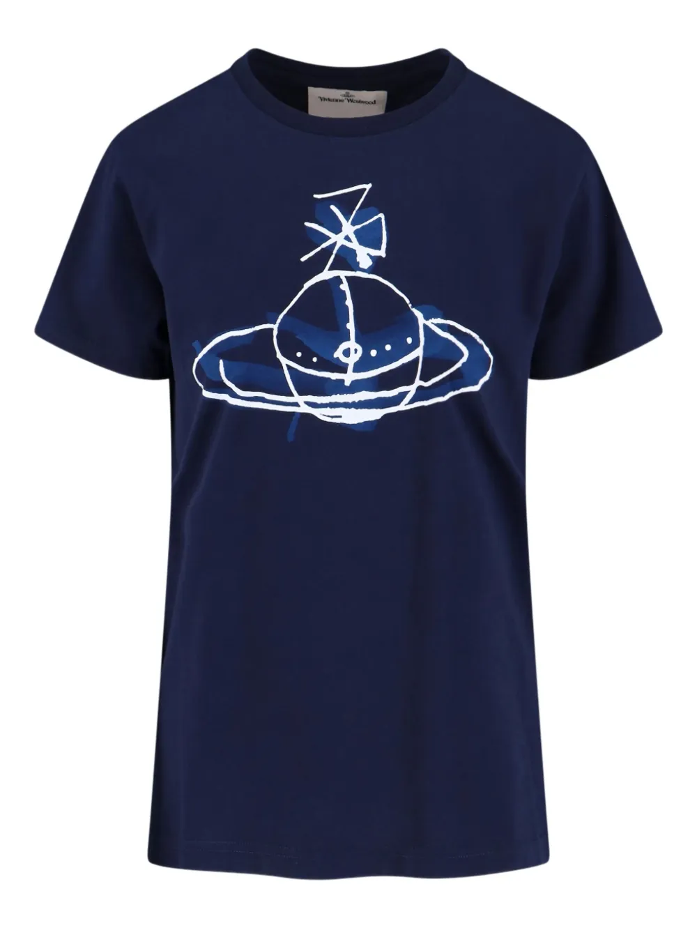 Vivienne Westwood orb-print t-shirt - ブルー Vivienne Westwood orb-print t-shirt - ブルー