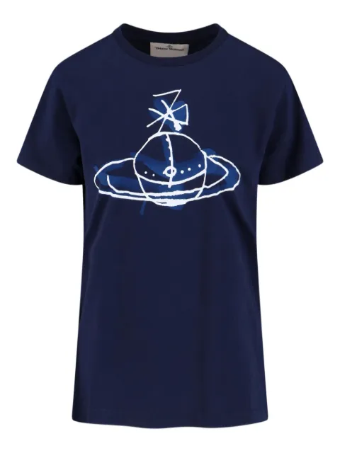 Vivienne Westwood playera con estampado Orb
