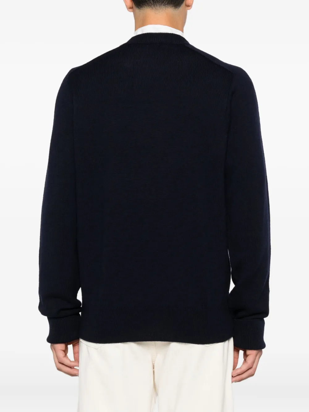 Studio Nicholson Trui met V-hals Blauw