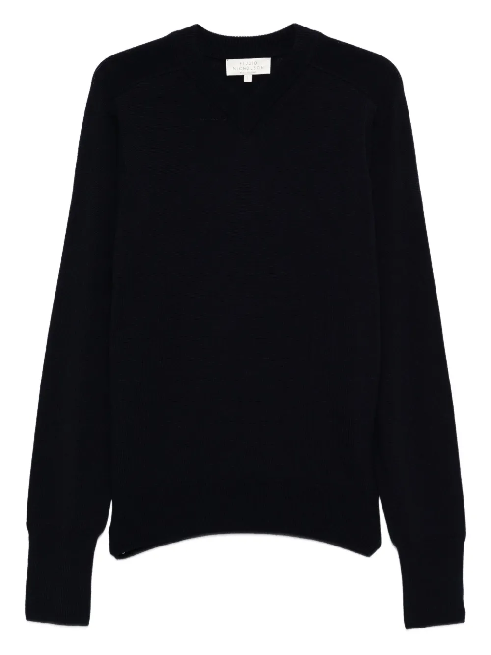 Studio Nicholson v-neck sweater Blauw