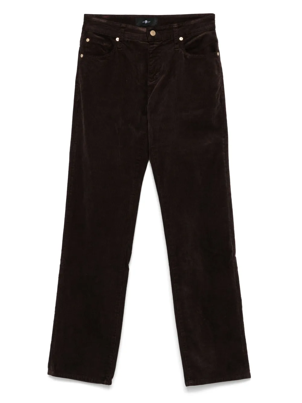 7 For All Mankind Ribfluwelen broek Bruin