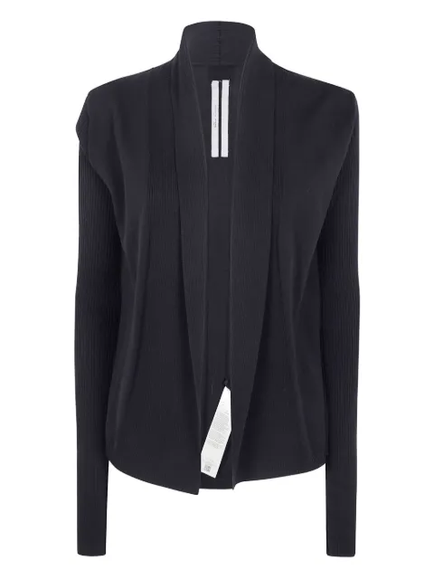 Rick Owens ribbed open-front cardigan