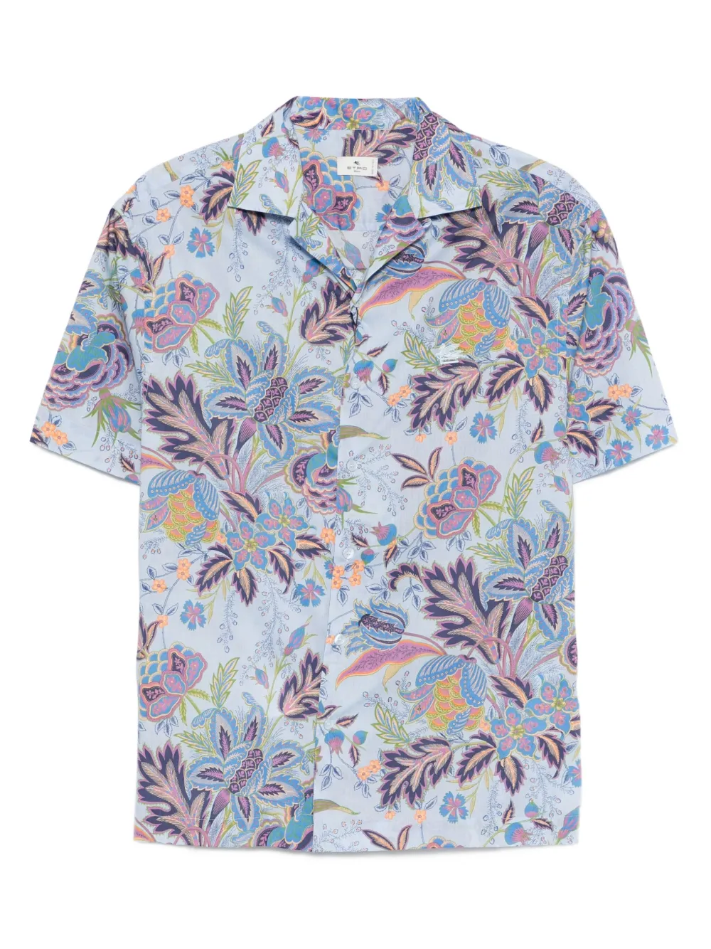 ETRO Overhemd met bloemenprint Blauw