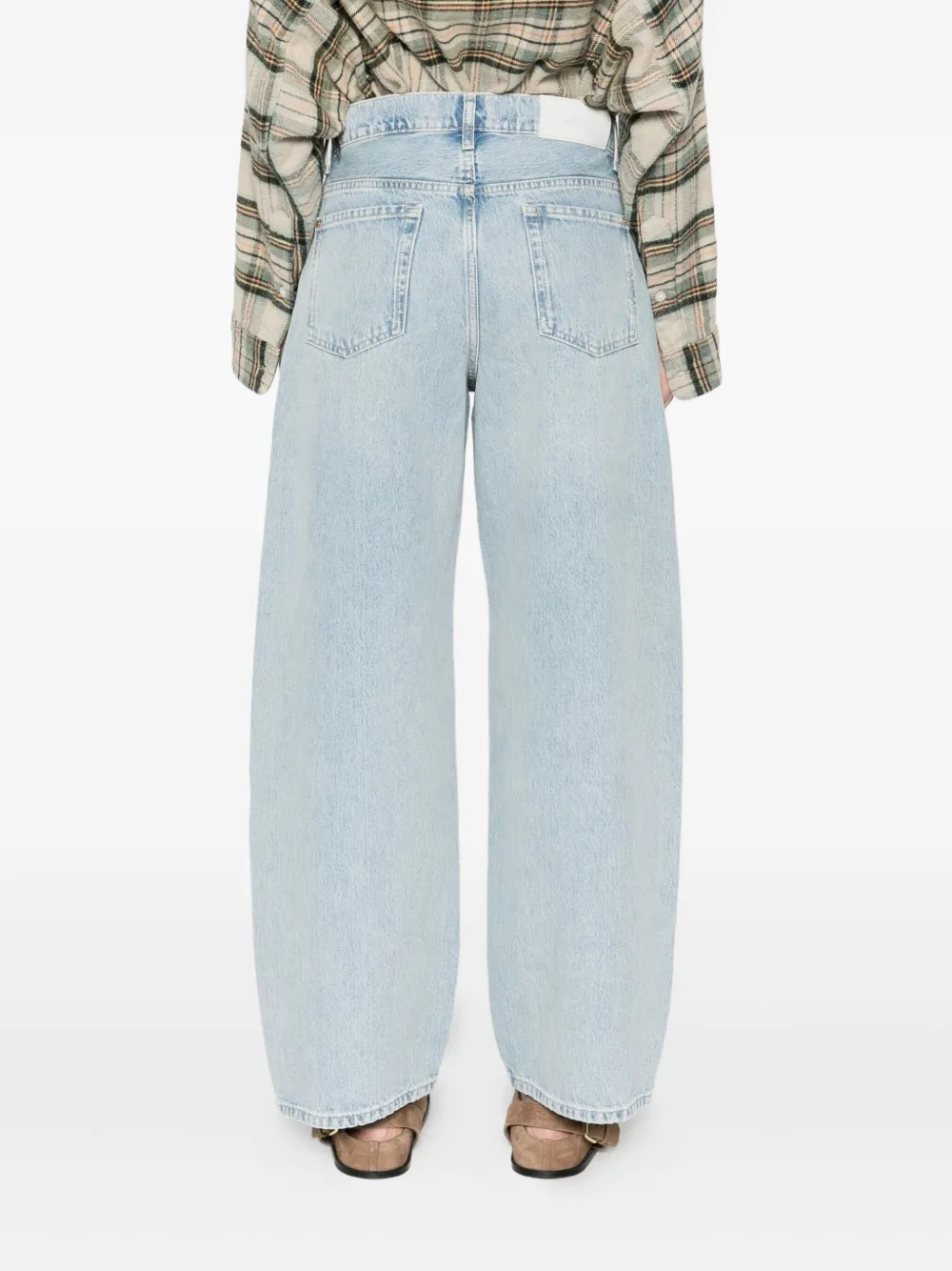 7 For All Mankind Bonnie Curvilinear jeans Blauw