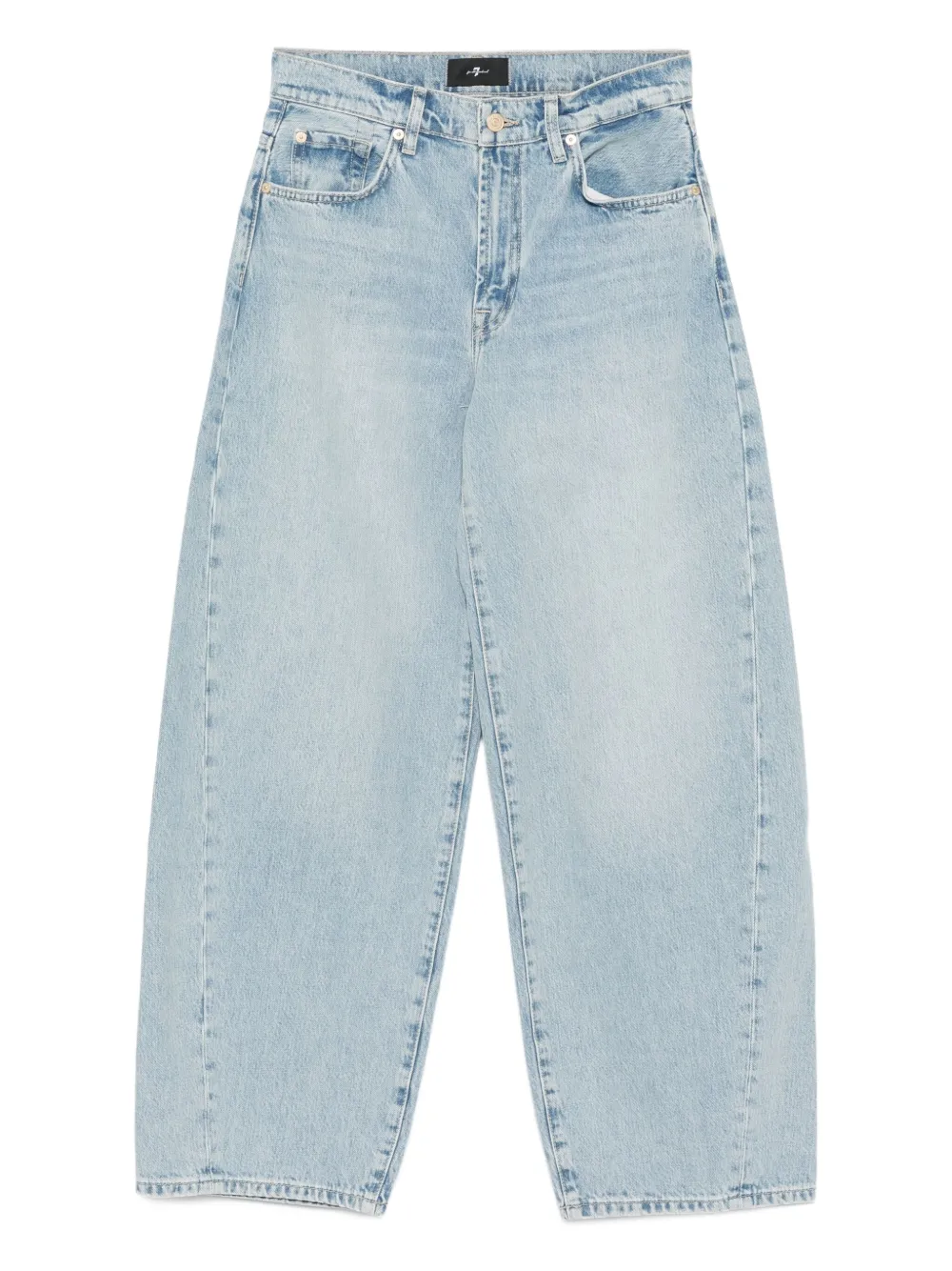 7 For All Mankind Bonnie Curvilinear jeans Blauw
