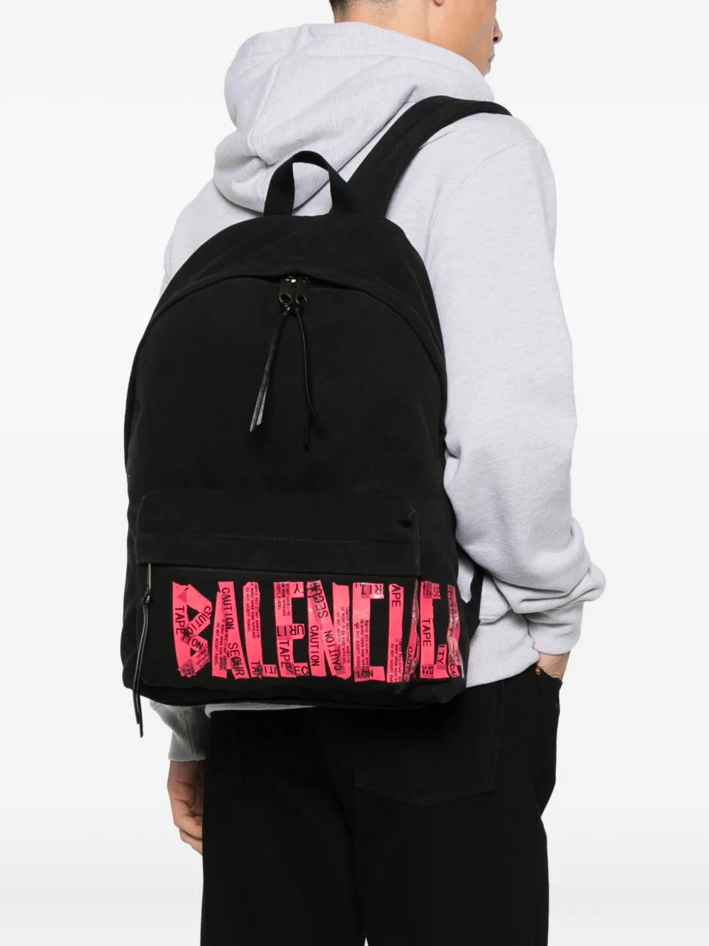 Balenciaga Rugzak met logoprint Zwart