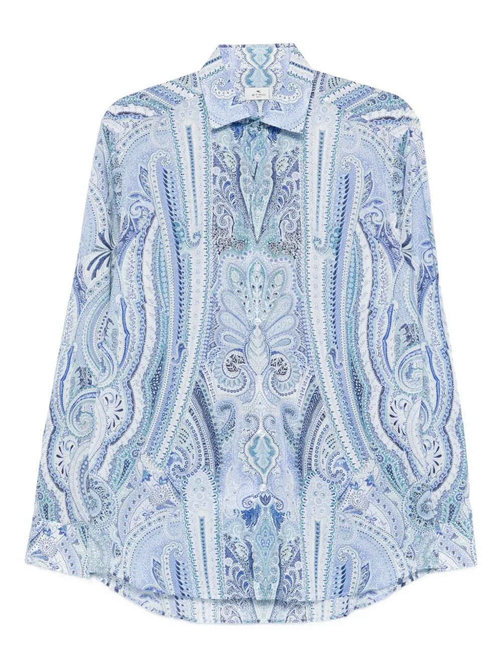 paisley-print shirt