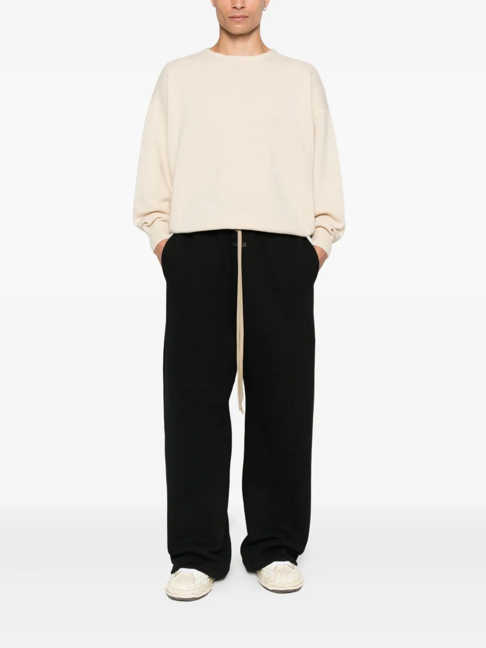 Fear Of God Wollen trui met ronde hals - Beige