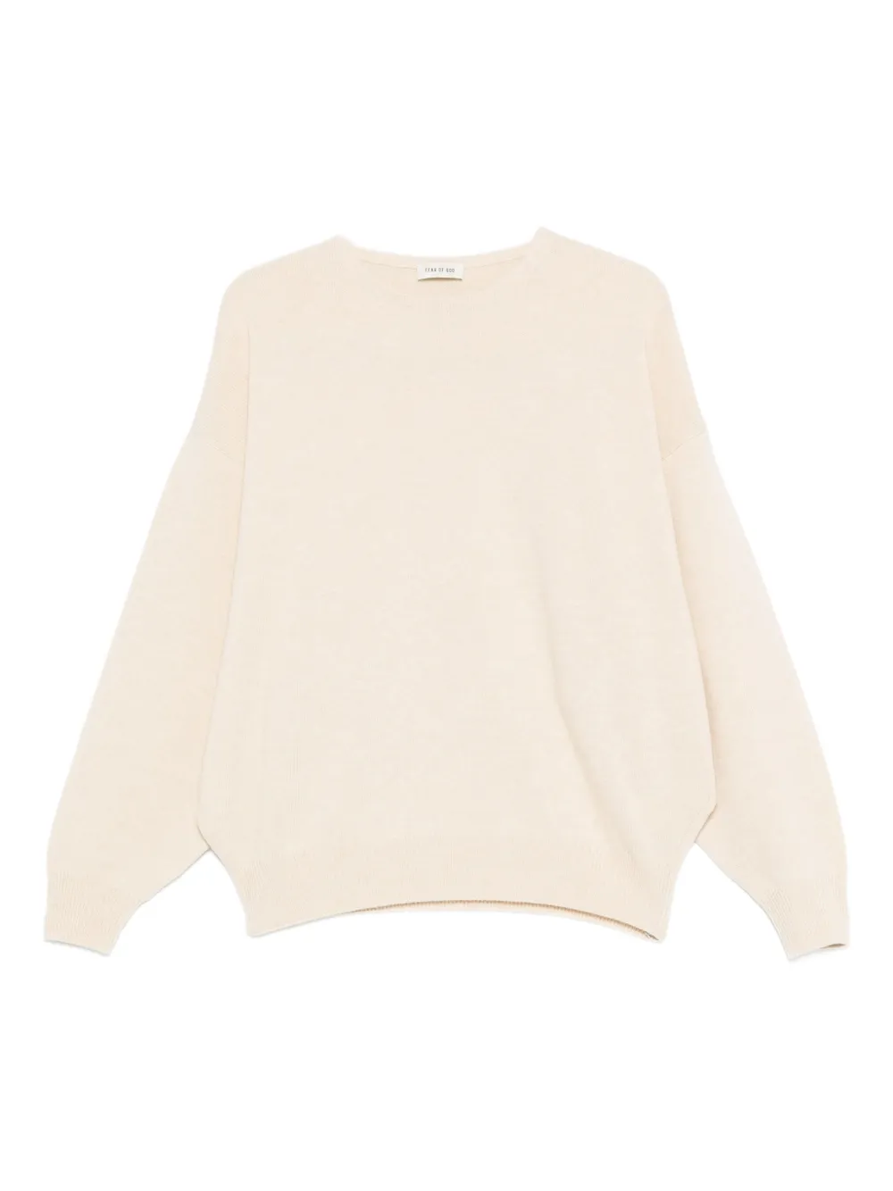 round-neck wool sweater
