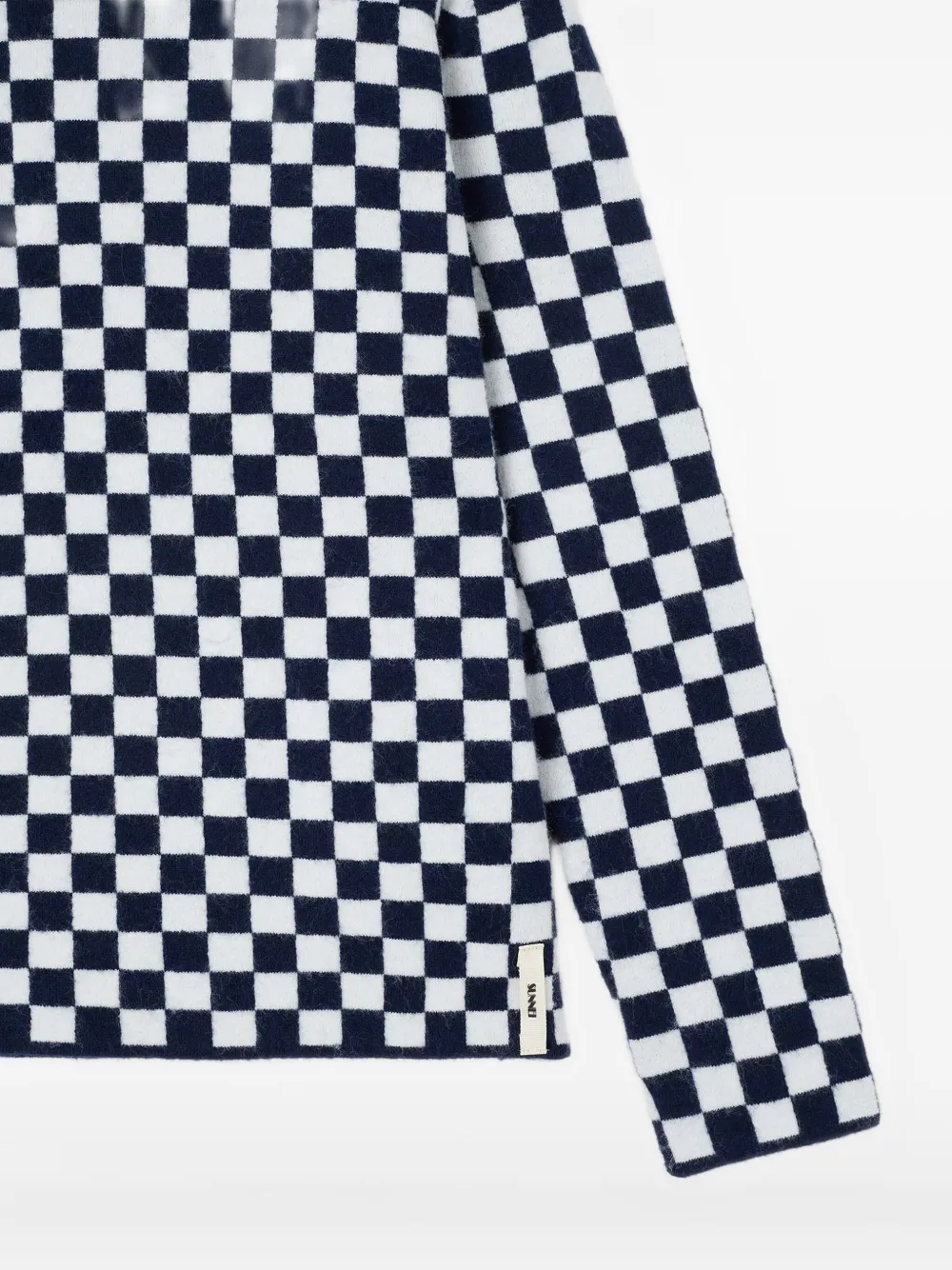 Sunnei Checkerboard-pattern Sweater In Multi