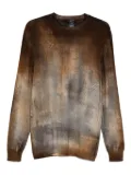 Avant Toi abstract-print sweater - Brown