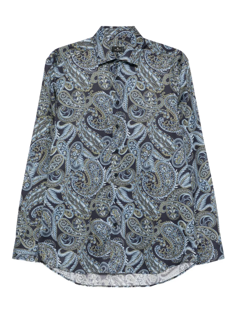 paisley-print shirt