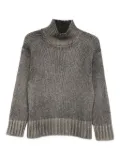 Avant Toi high-neck ribbed sweater - Grey