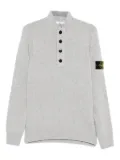 Stone Island 5100040 button-fastening patch-pocket sweater - Grey