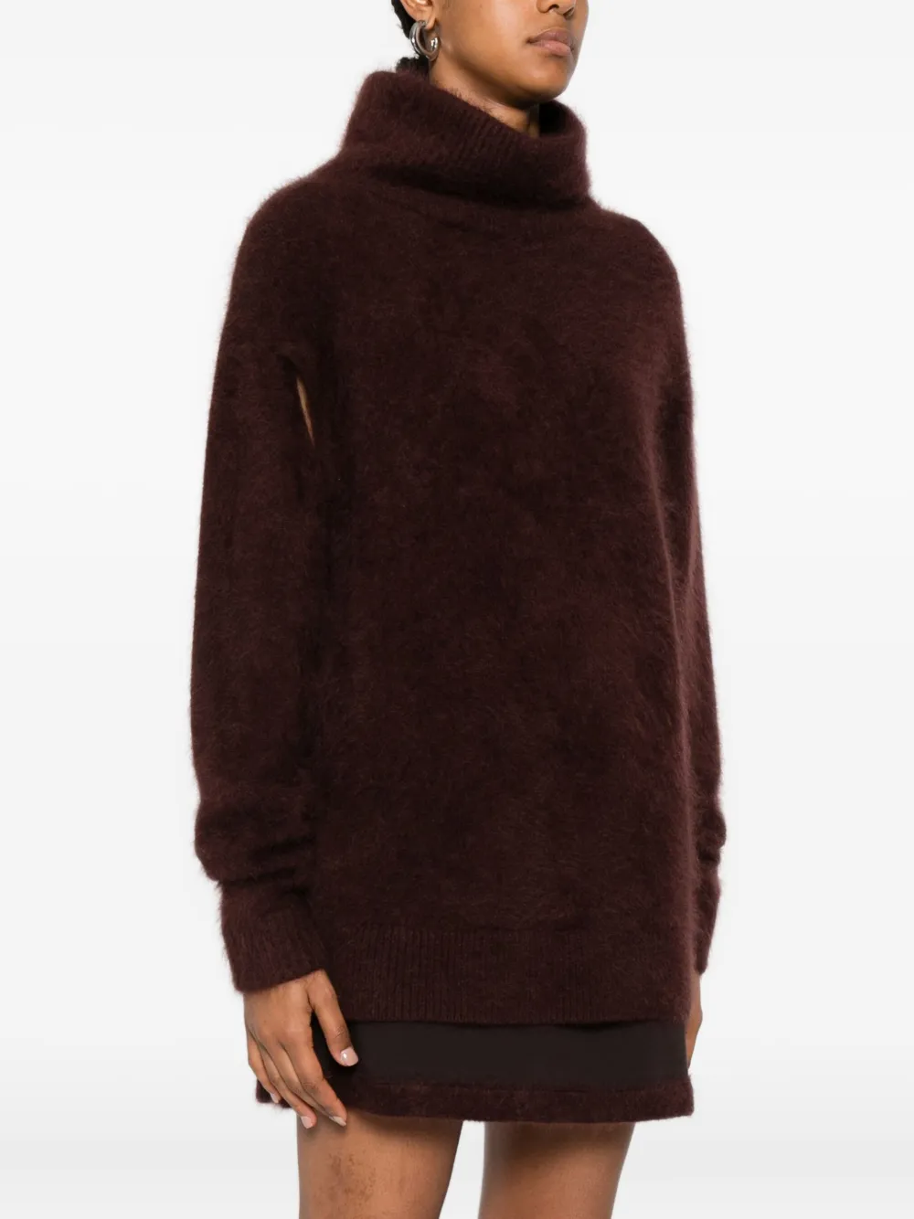 Dorothee Schumacher Turtleneck Sweater In Brown