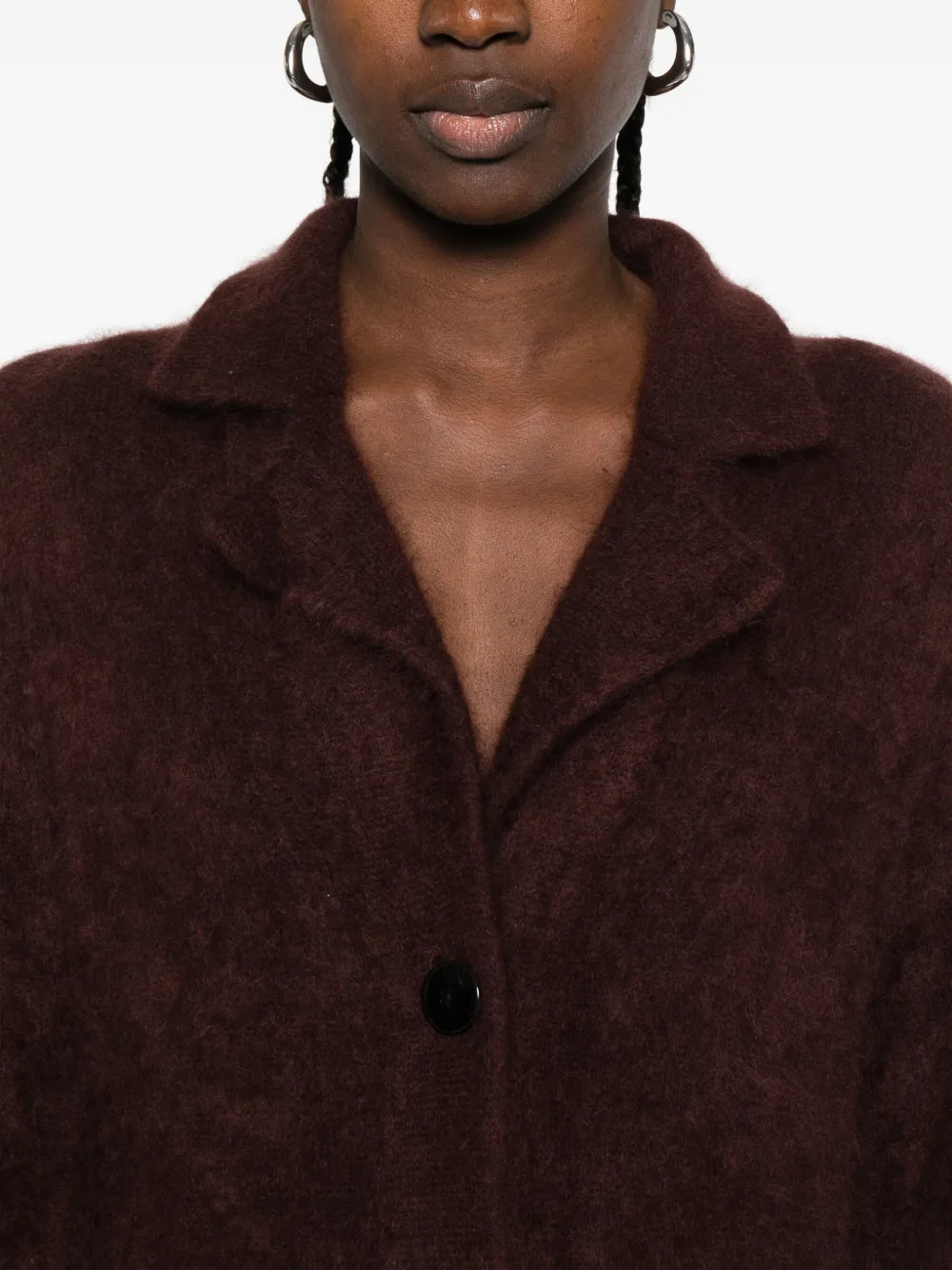 Dorothee Schumacher patch-pocket coat Bruin