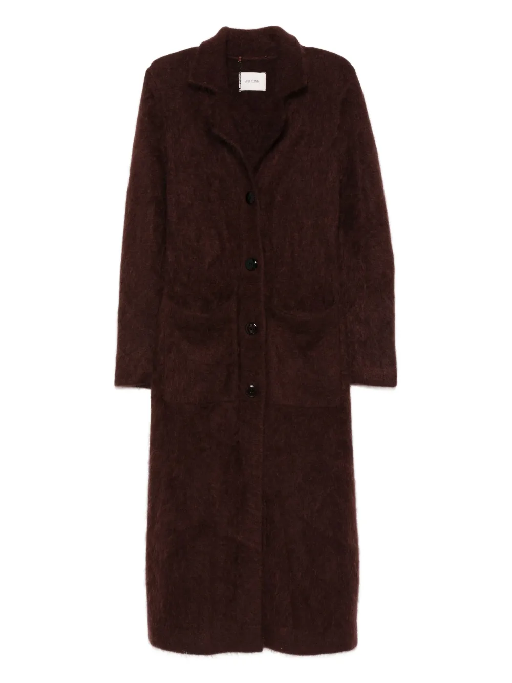 Dorothee Schumacher patch-pocket coat Bruin