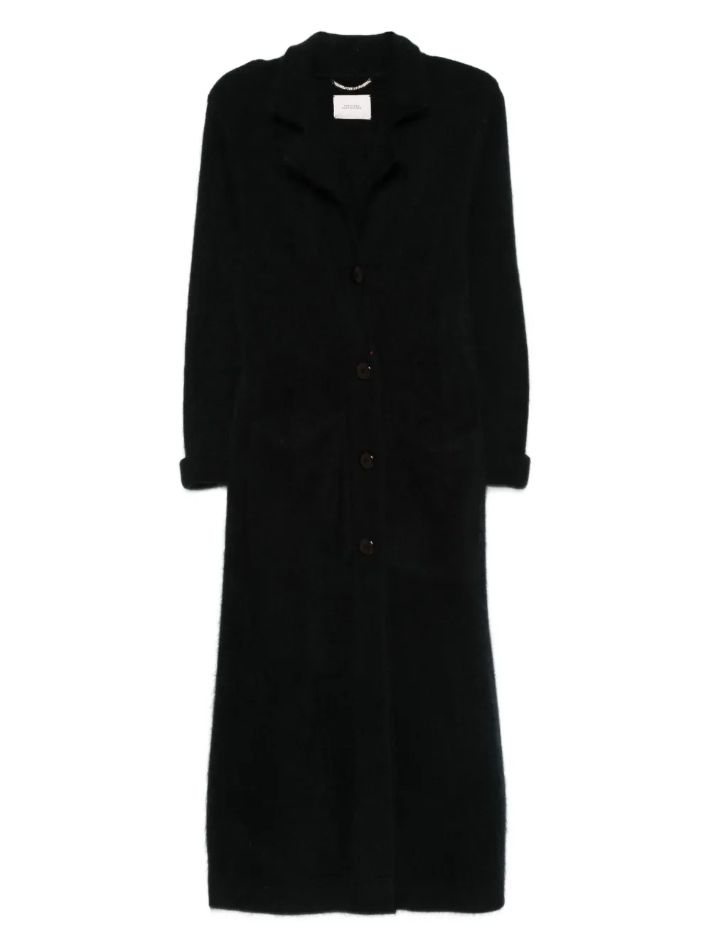 Dorothee Schumacher patch-pocket coat Zwart