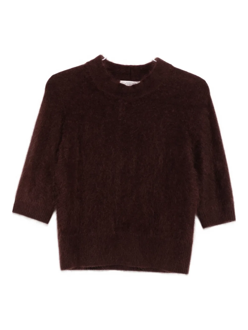 Dorothee Schumacher Fluffy Statement Sweater In Brown